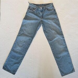 Ralph Lauren Vintage Denim Saturday‎ Jeans Distressed with Paint Marks Size 8